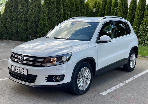 Volkswagen Tiguan cena 55800 przebieg: 135700, rok produkcji 2015 z Wrocław małe 631